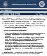 CBP Response to Trade Stakeholders Regarding Cabotage 